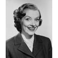 thumbnail image 1 of Portrait of a young woman smiling Poster Print (24 x 36), 1 of 4