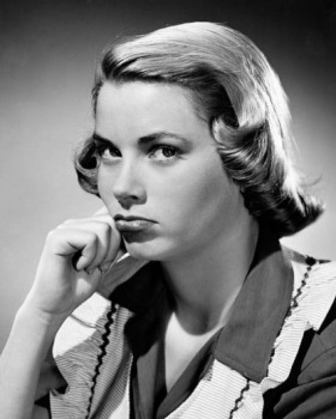 Portrait of a young woman sulking Canvas Art - (18 x 24)