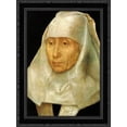 thumbnail image 1 of Portrait of an Old Woman 19x24 Black Ornate Wood Framed Canvas Art by Memling, Hans, 1 of 2