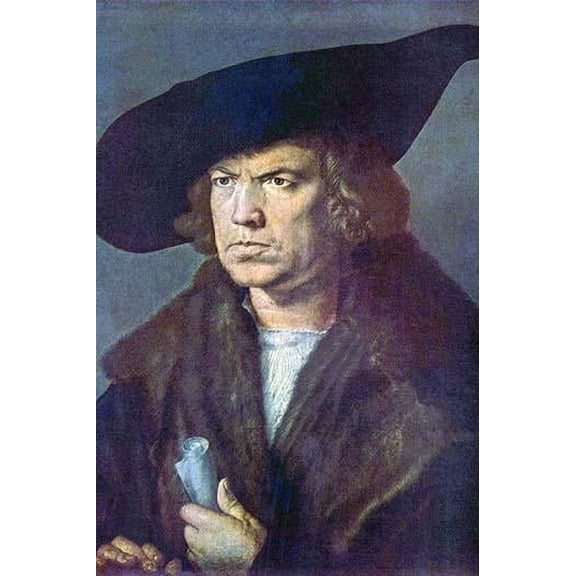 Portrait of an unknown-Fine Art Canvas Print (20" x 30")