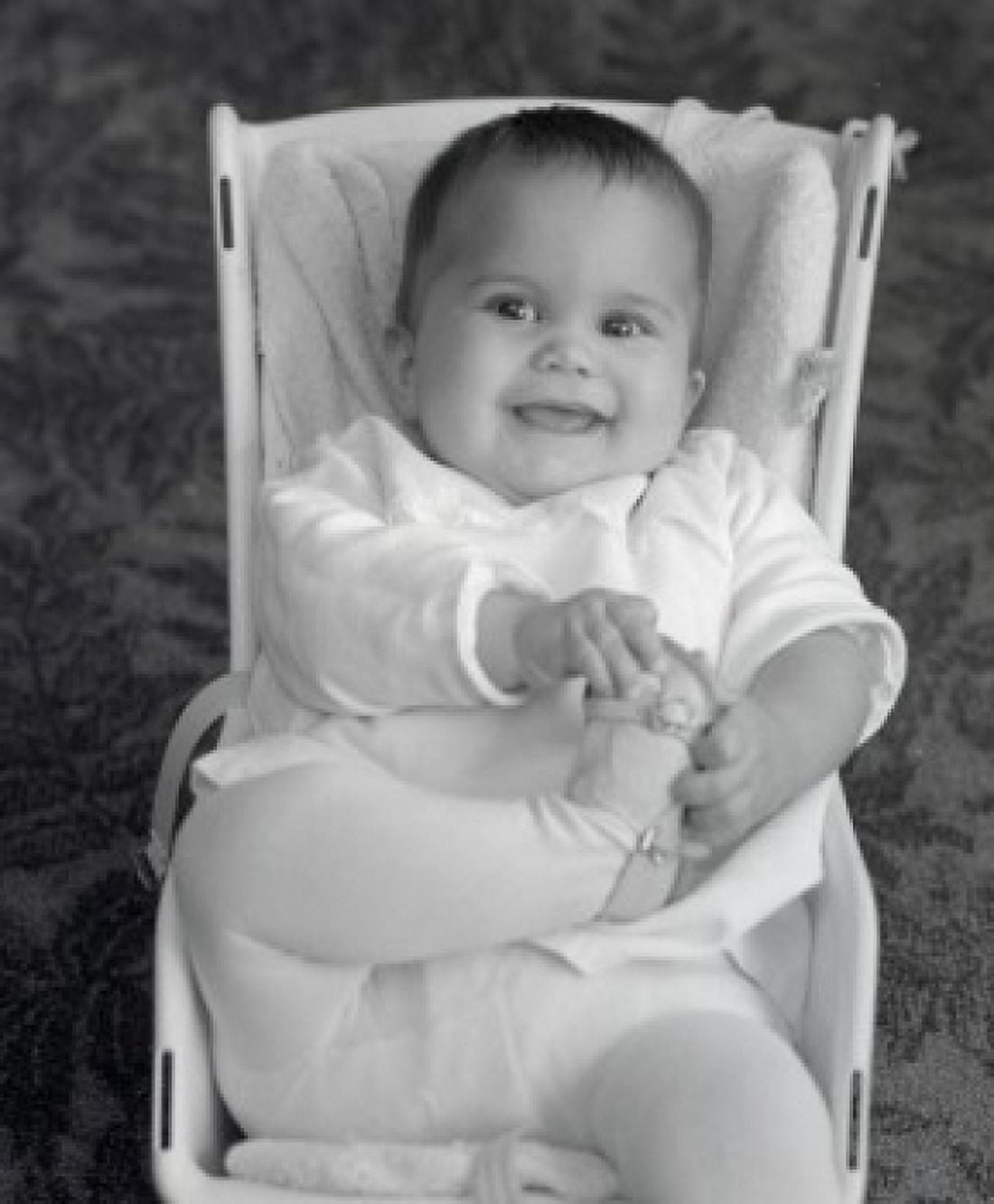 Portrait of baby Canvas Art - (18 x 24)