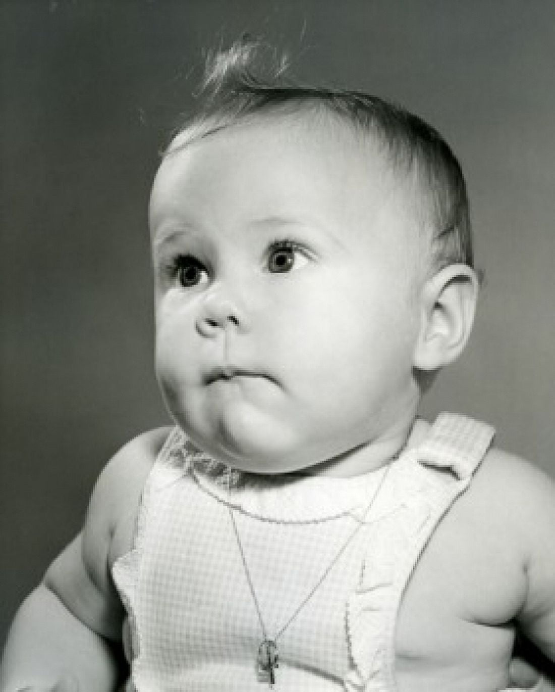 Portrait of baby Canvas Art - (18 x 24)