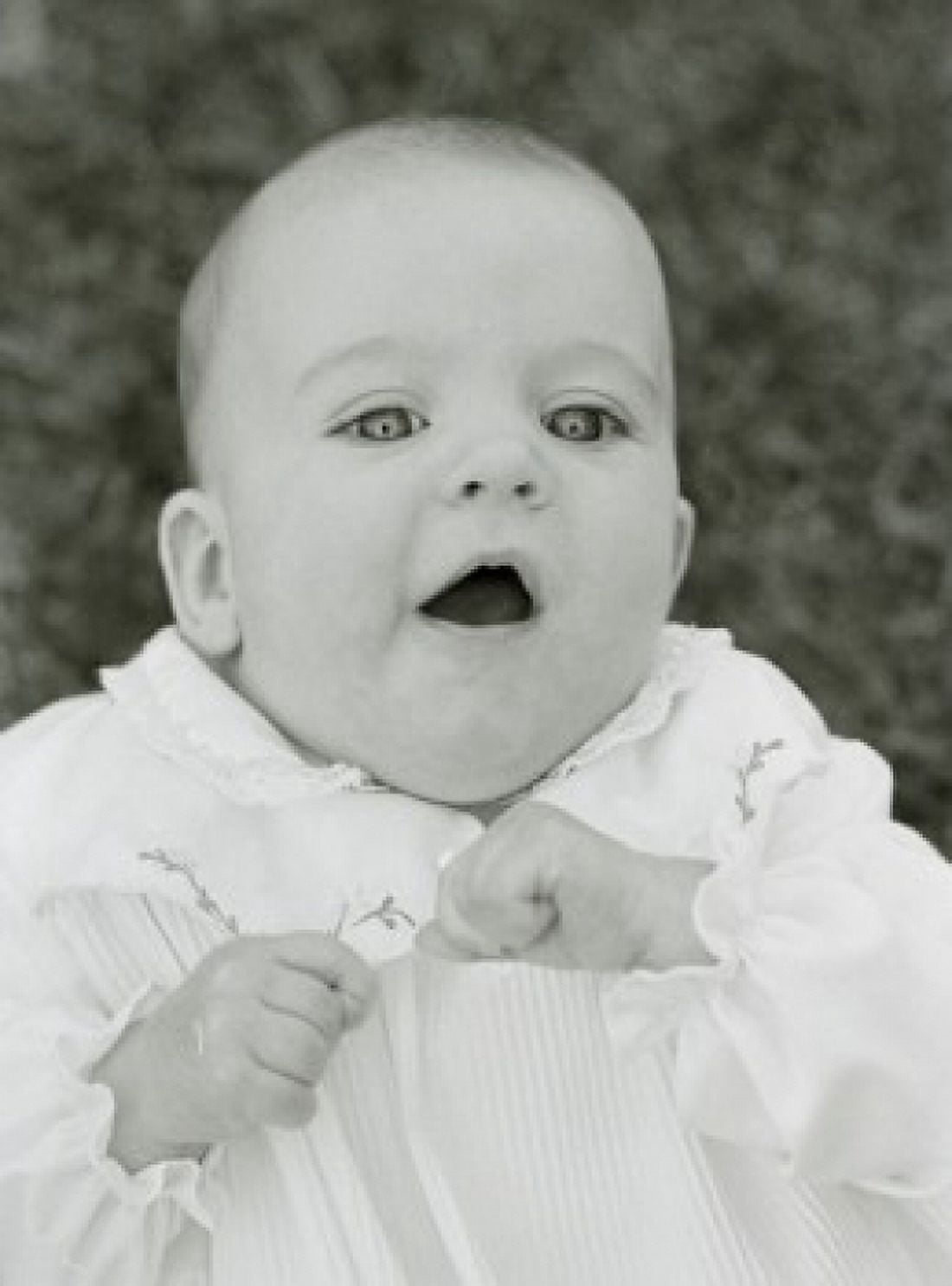 Portrait of baby Canvas Art - (18 x 24)