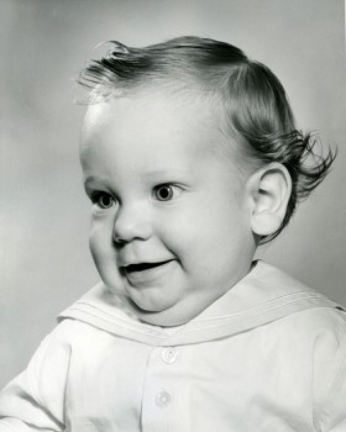 Portrait of baby Canvas Art - (18 x 24)