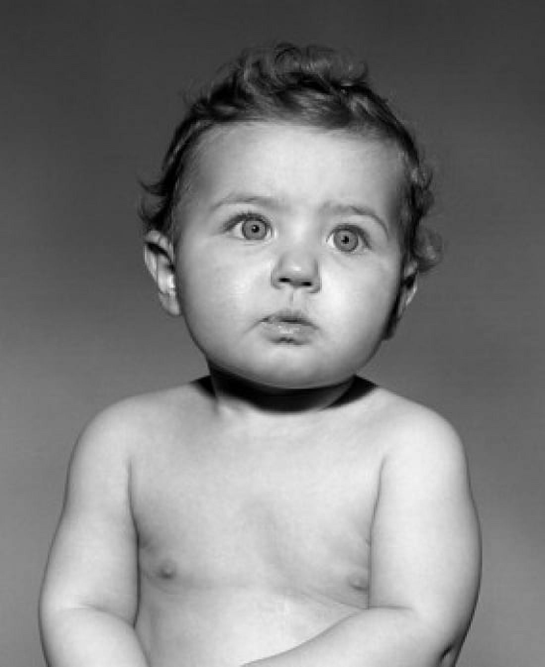 Portrait of baby Canvas Art - (24 x 36)