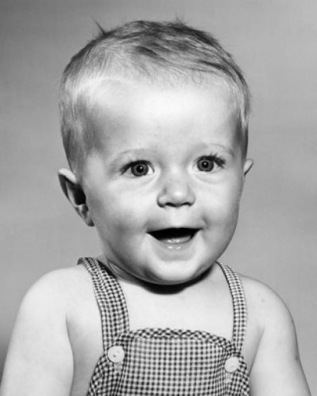 Portrait of baby boy smiling Canvas Art - (24 x 36)