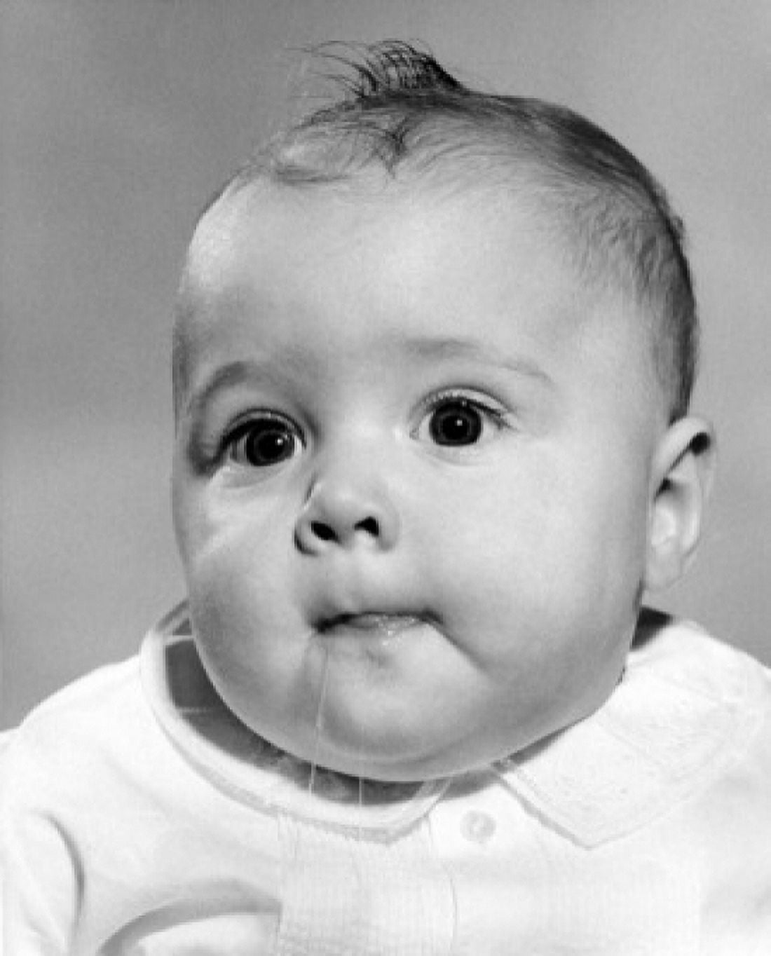 Portrait of baby girl Canvas Art - (24 x 36)