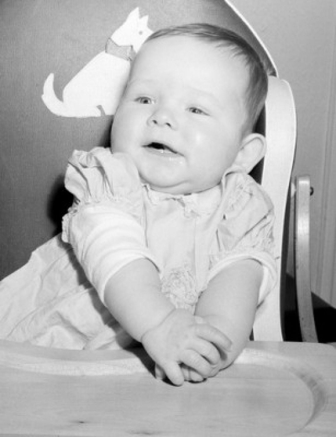 Portrait of baby girl Canvas Art - (24 x 36)