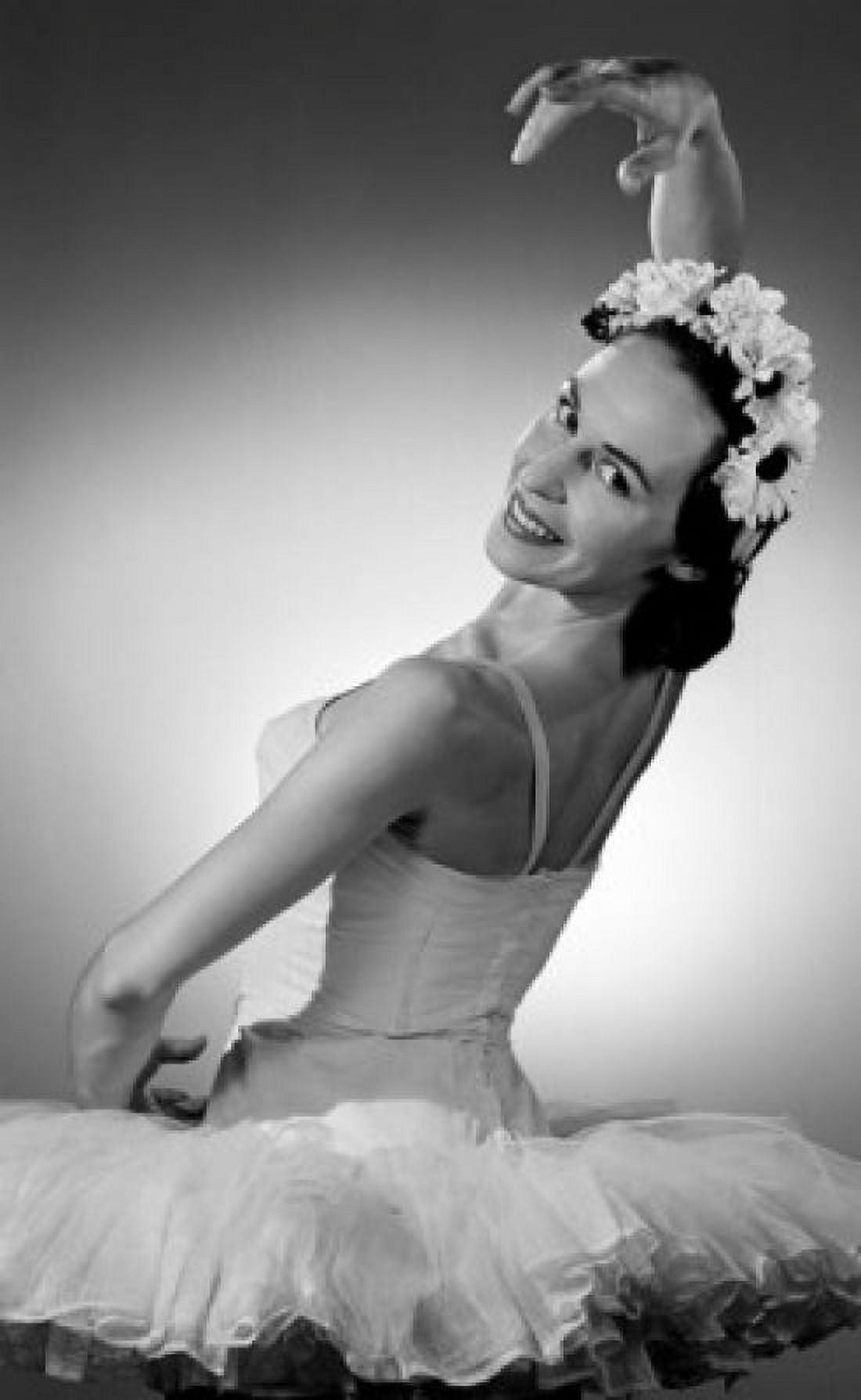 Portrait of ballet dancer posing Canvas Art - (18 x 24)