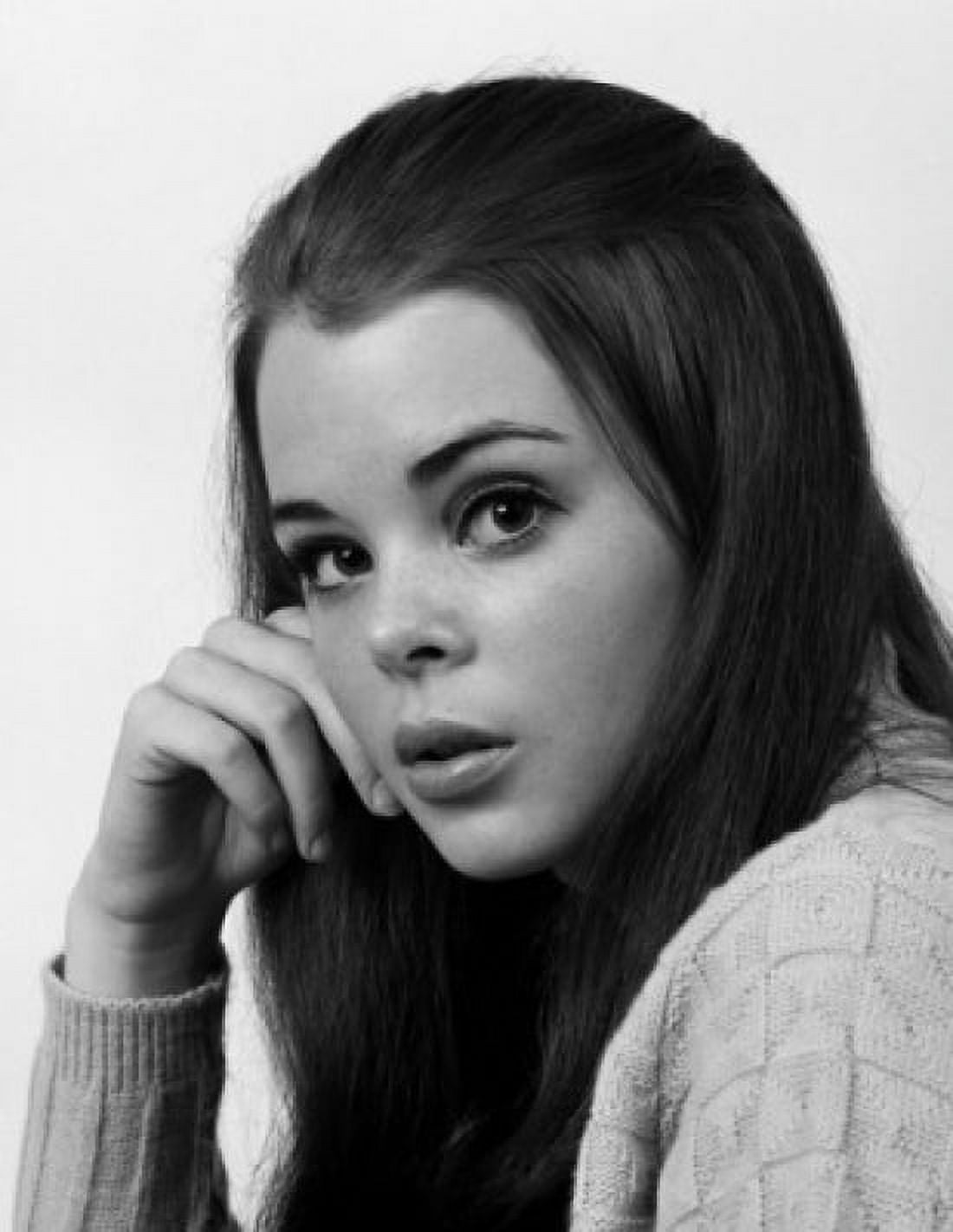 Portrait of beauty teenage girl studio shot Canvas Art - (24 x 36)