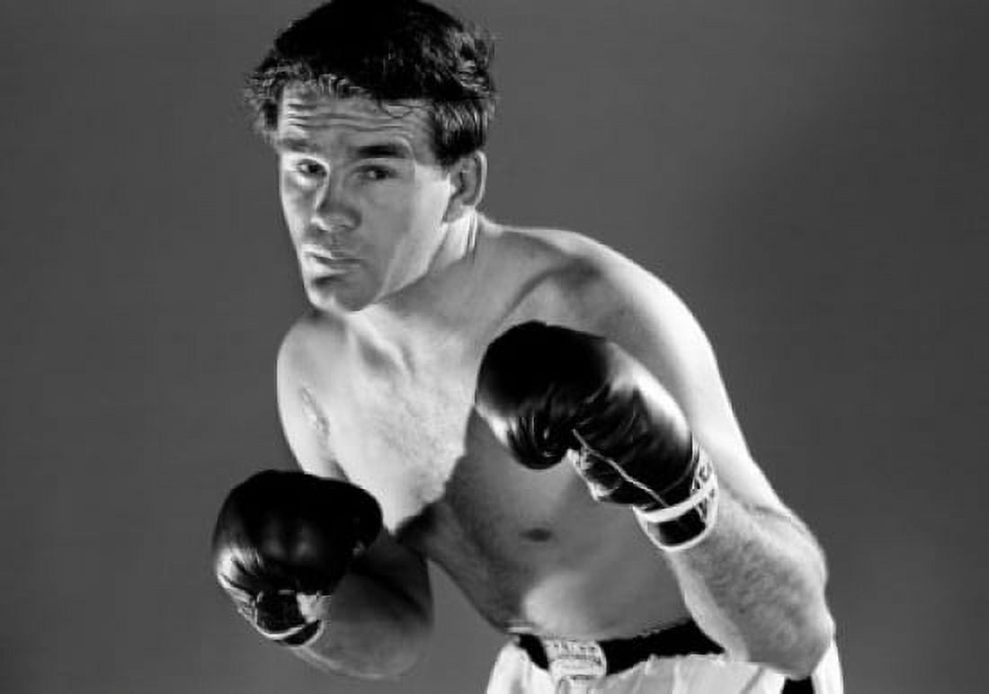 Portrait of boxer Canvas Art - (18 x 24)