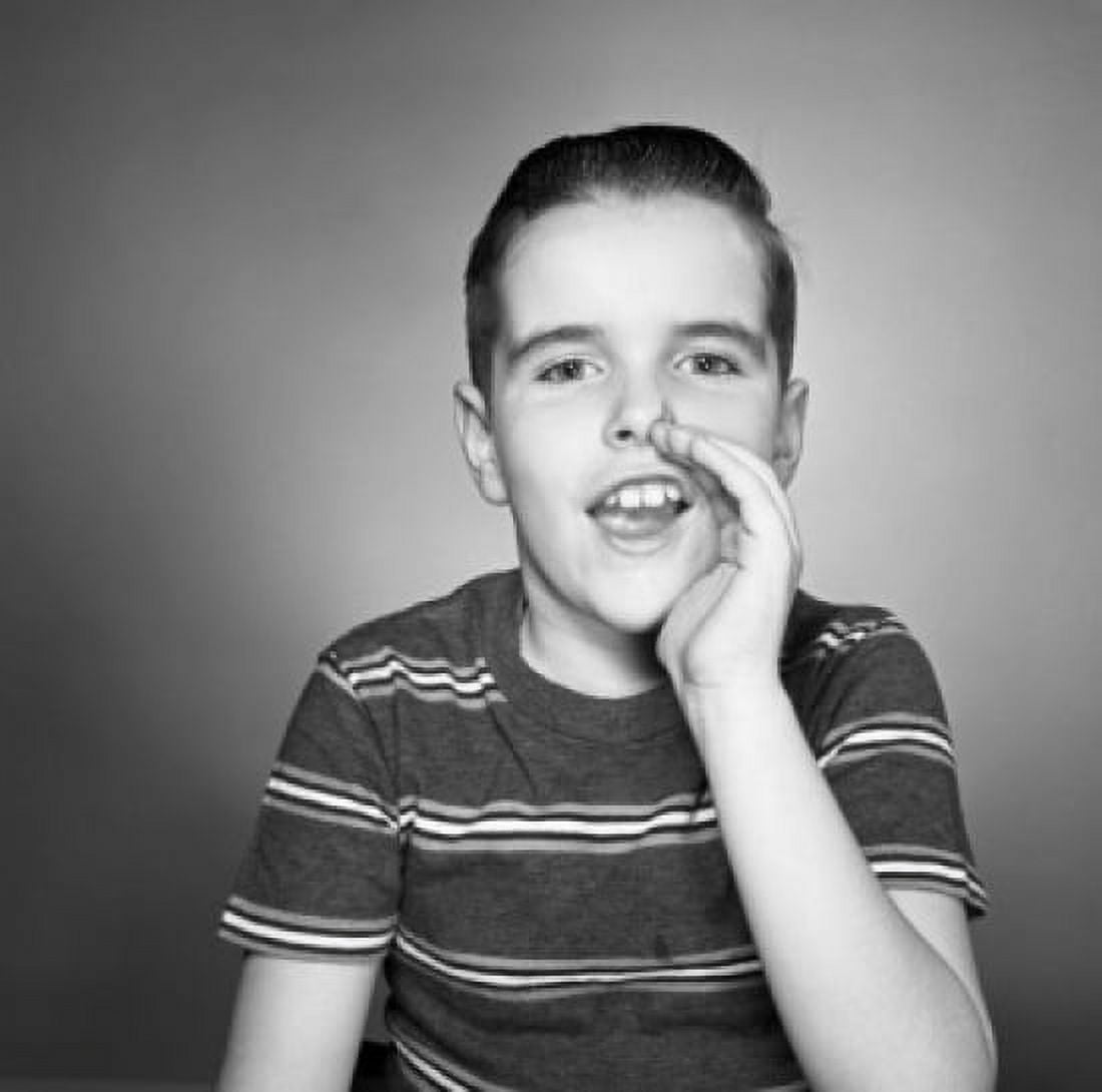 Portrait of boyshouting Canvas Art - (24 x 36)