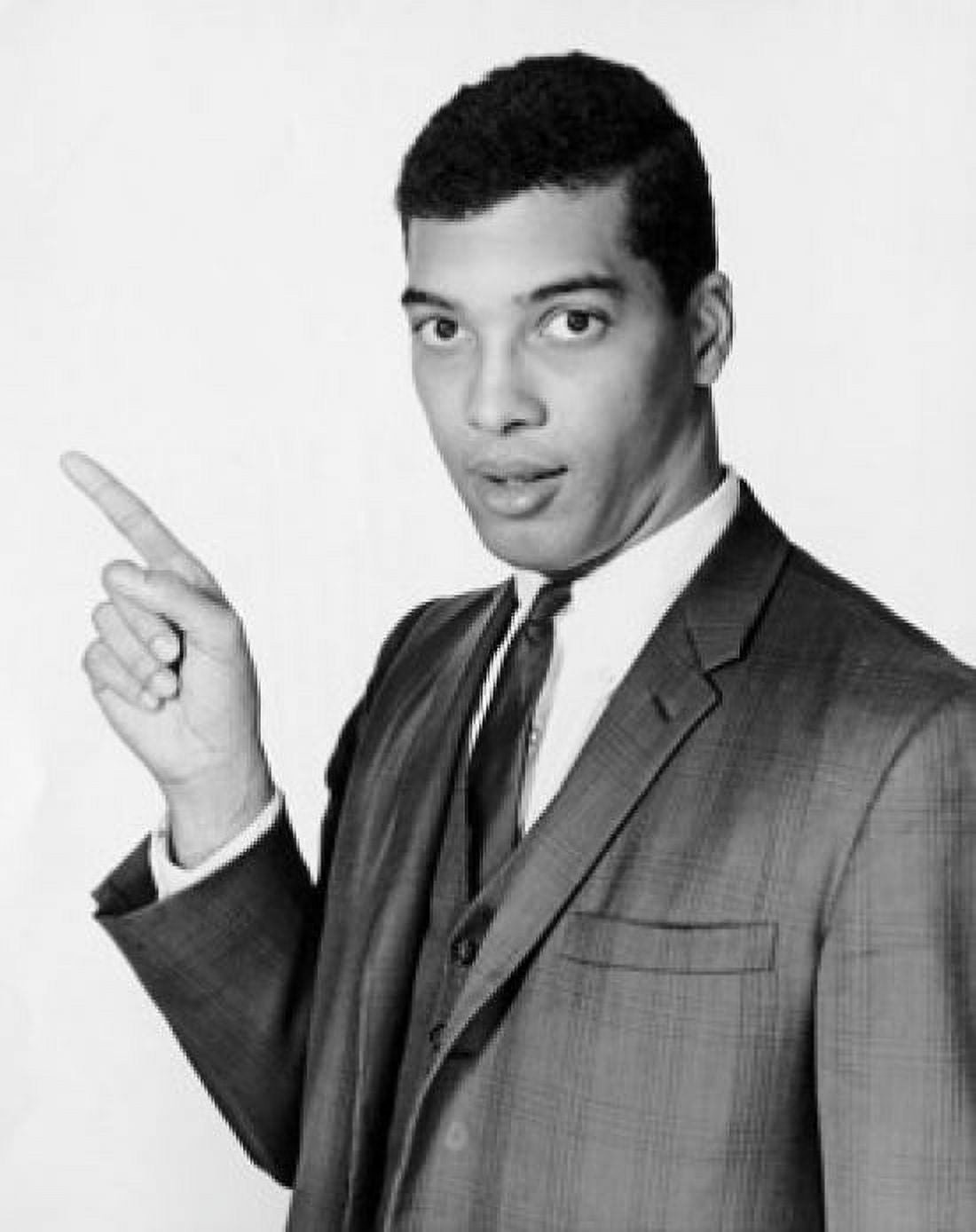 Portrait of businessman pointing sideways Canvas Art - (18 x 24)
