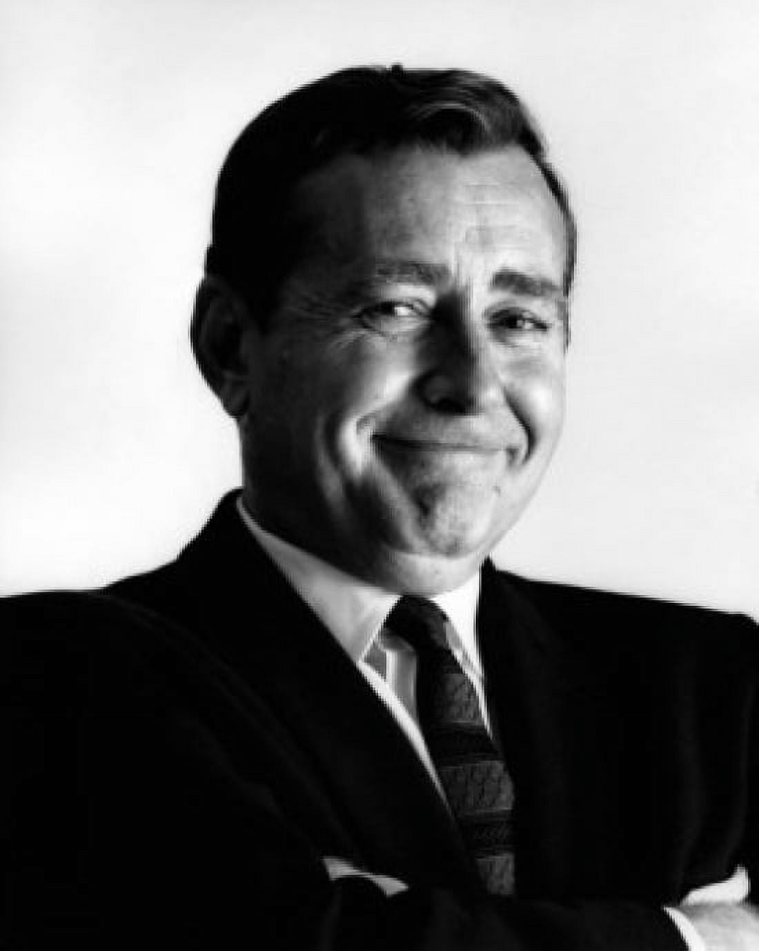 Portrait of businessman smiling studio shot Canvas Art - (24 x 36)