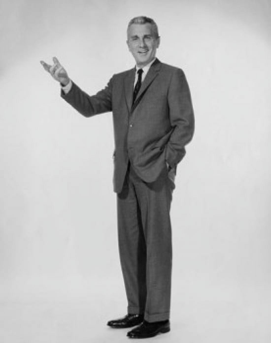 Portrait of businessman standing with his hand in his pocket Canvas Art - (18 x 24)
