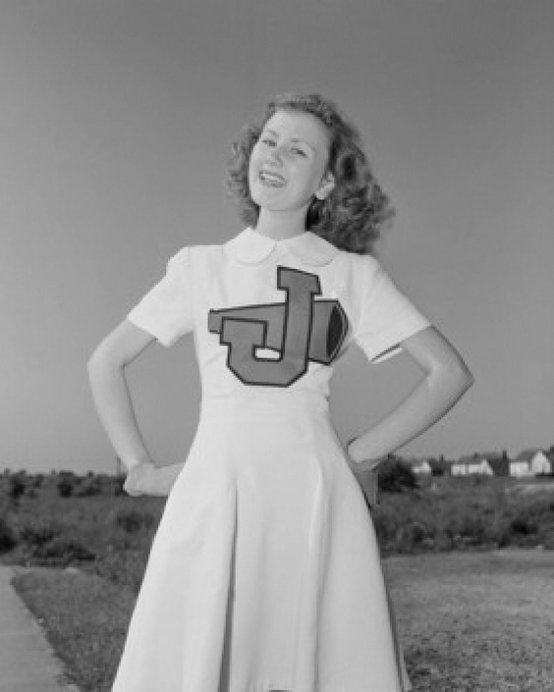 Portrait of cheerleader smiling Canvas Art - (24 x 36)