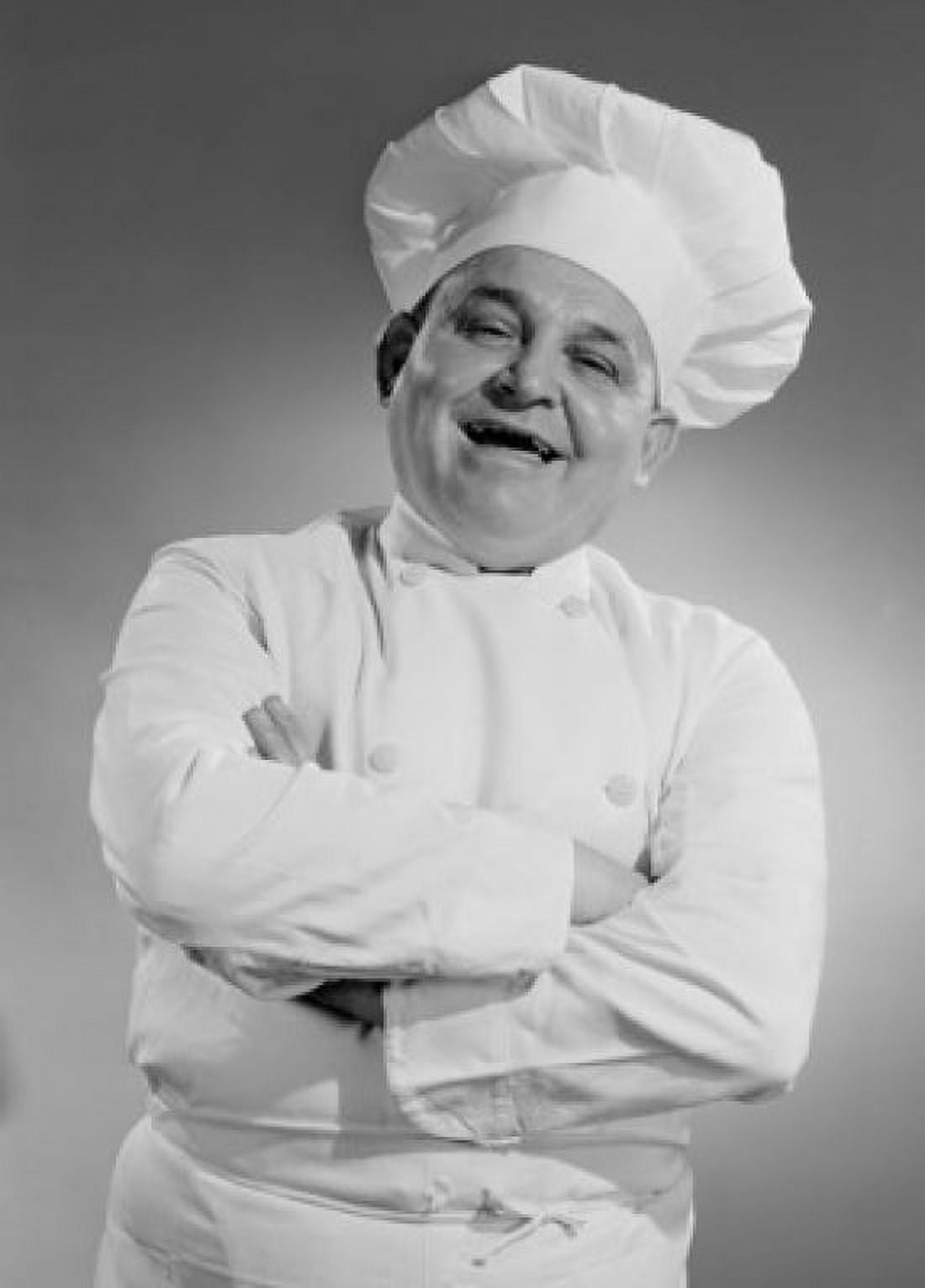 Portrait of chef laughing Canvas Art - (24 x 36)