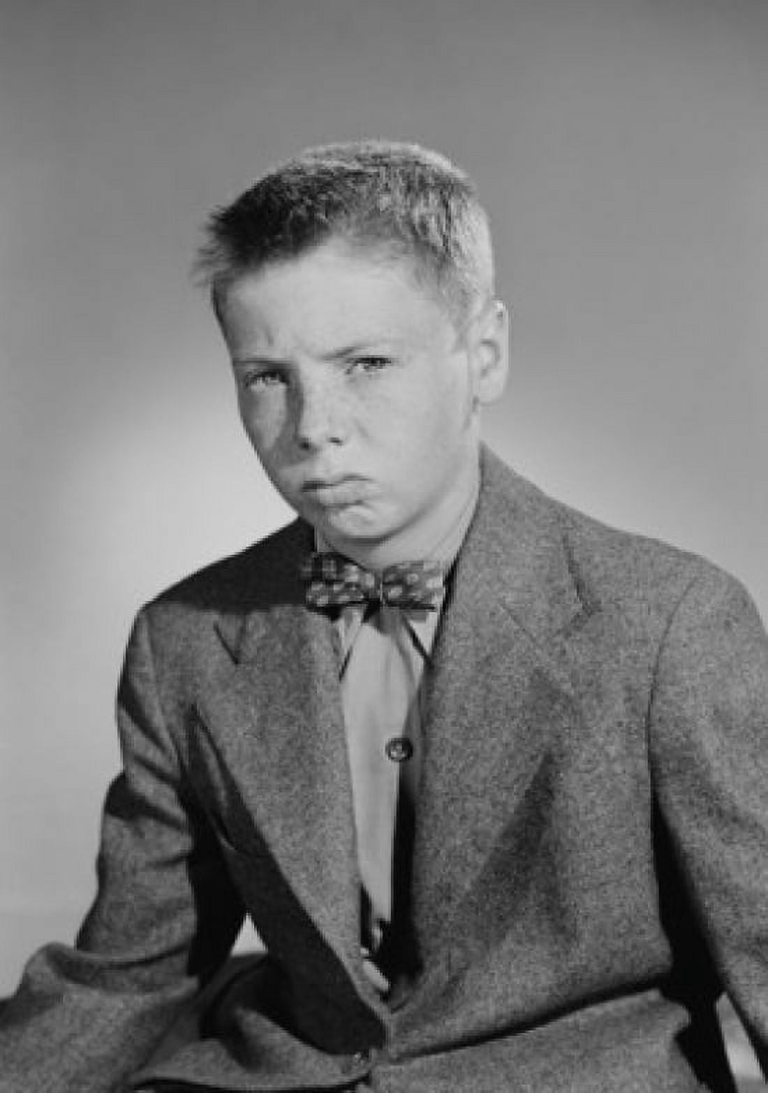 Portrait of disgust boy studio shot Canvas Art - (24 x 36)