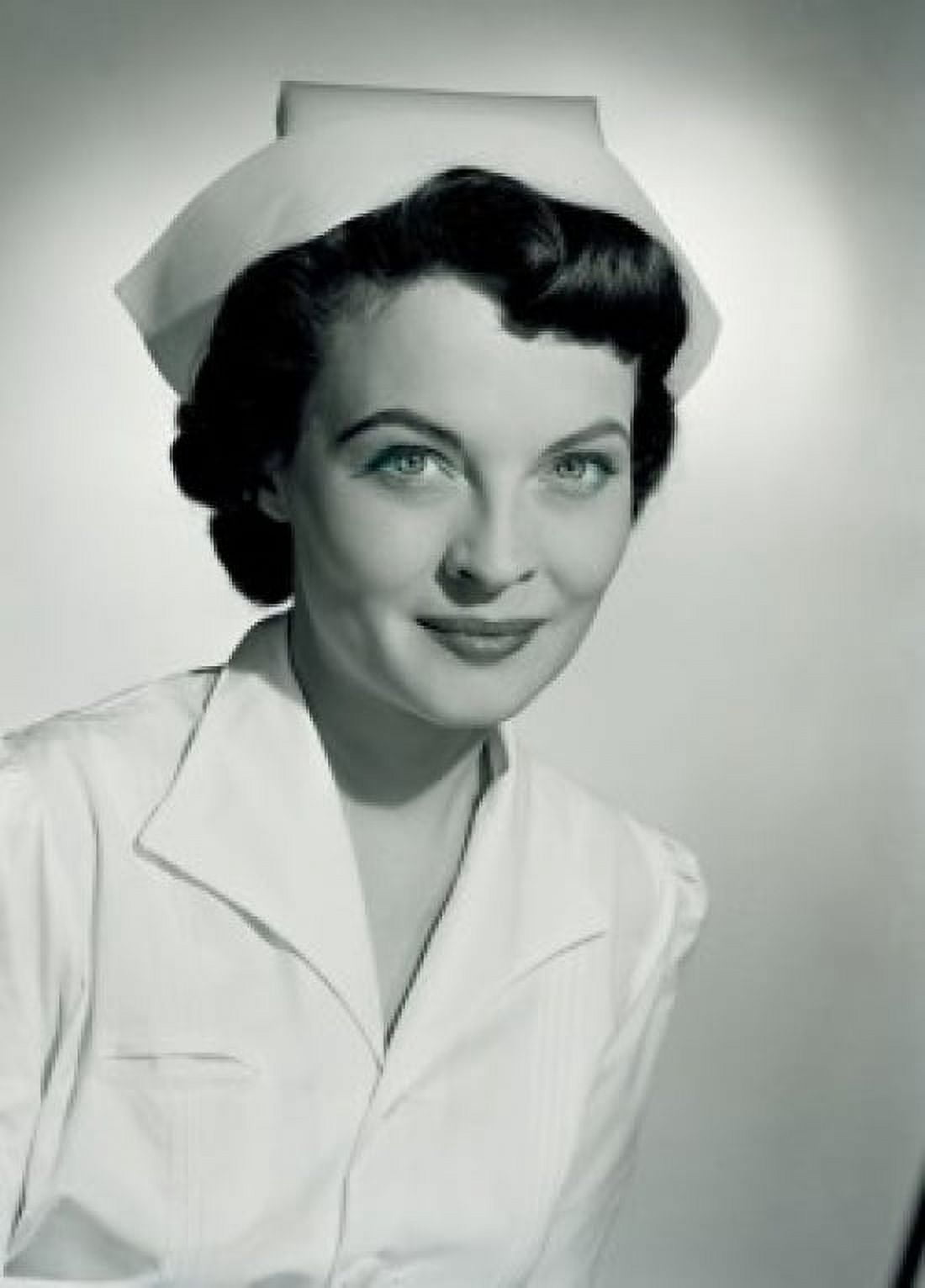 Portrait of female nurse Canvas Art - (24 x 36)