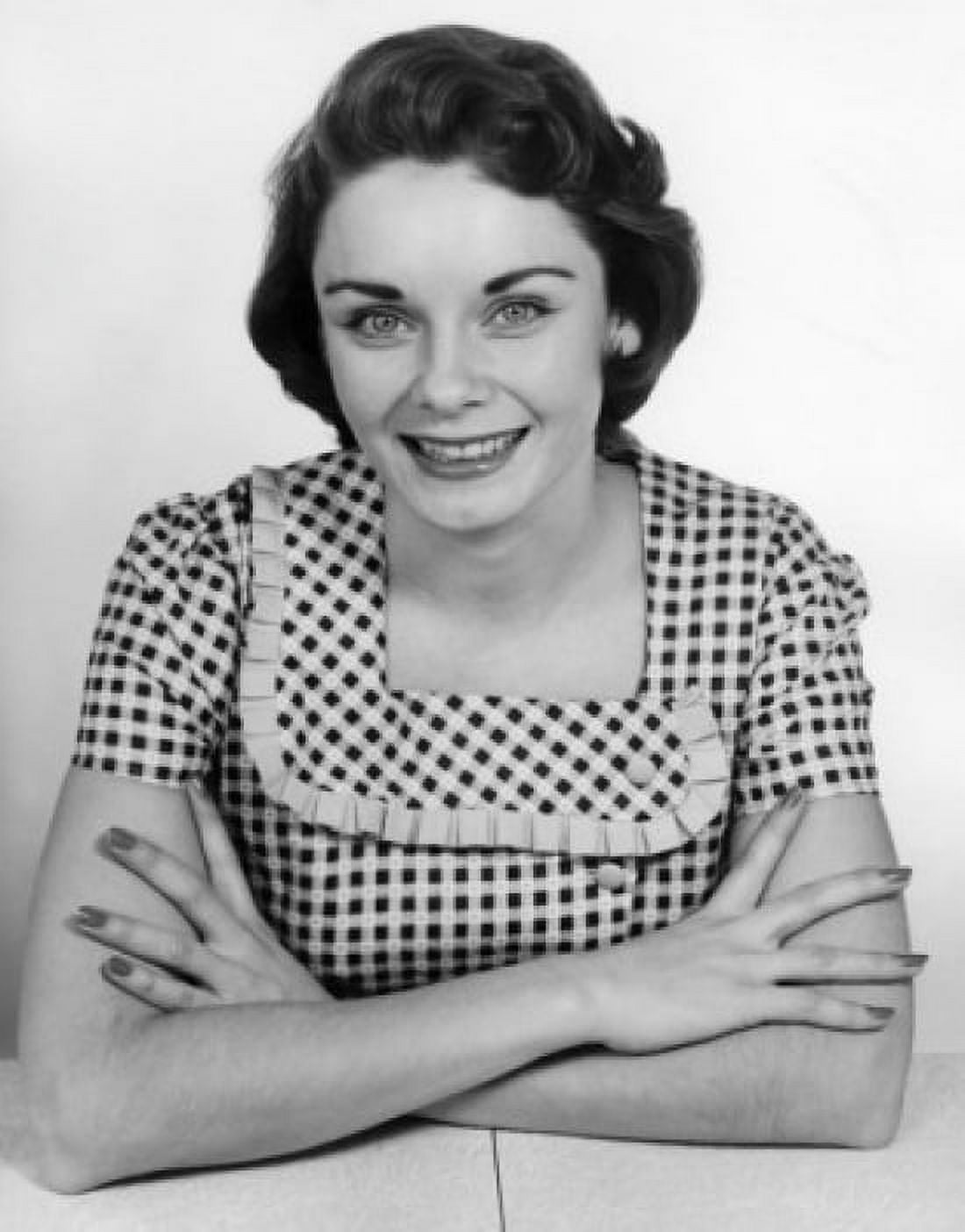 Portrait of happy woman studio shot Canvas Art - (18 x 24)