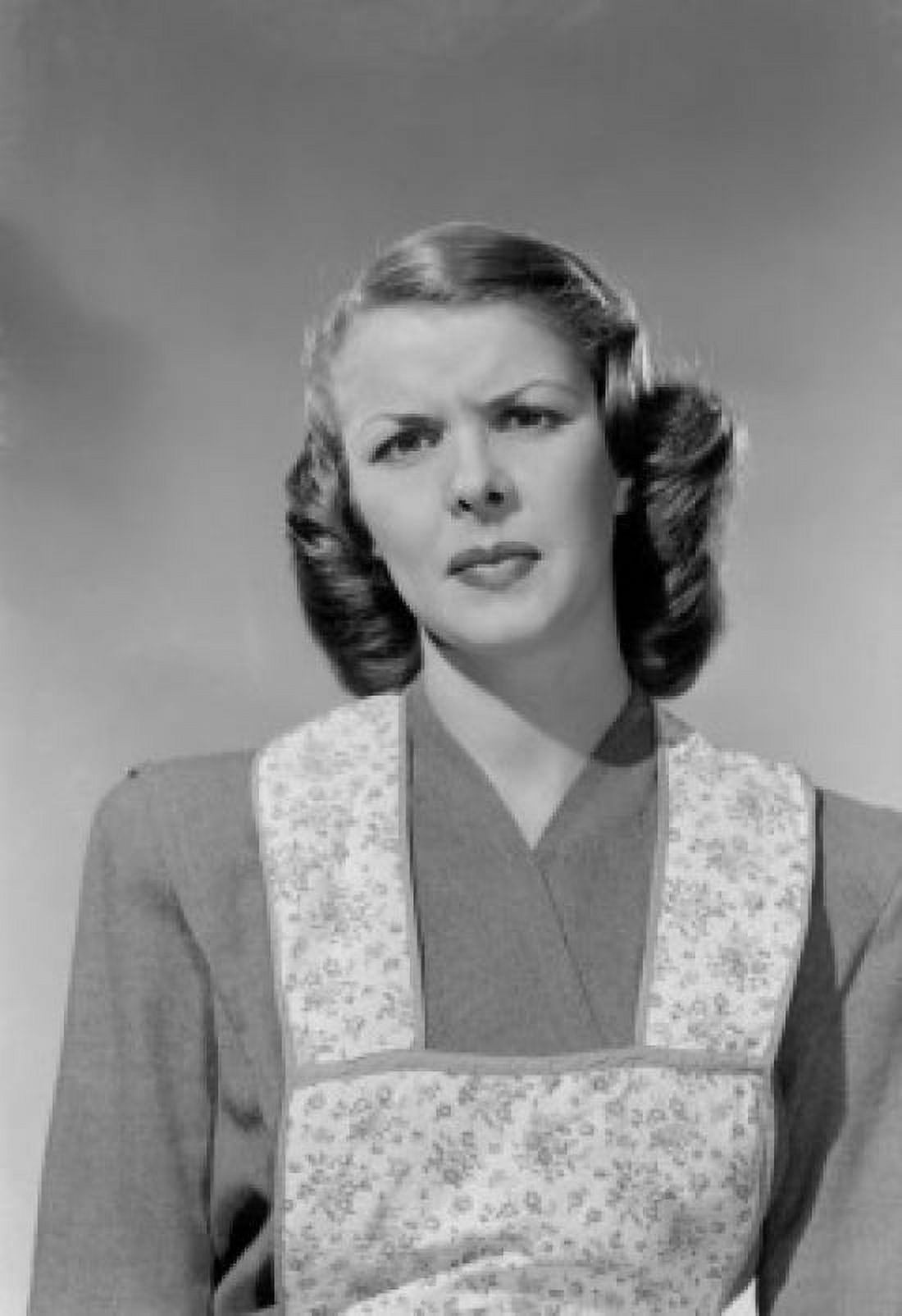 Portrait of housewife frowning her face Canvas Art - (24 x 36)