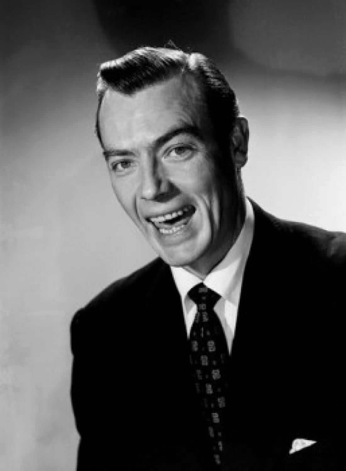 Portrait of laughing mature businessman studio shot Canvas Art - (18 x 24)