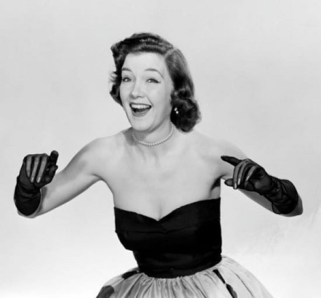 Portrait of laughing woman Canvas Art - (24 x 36)