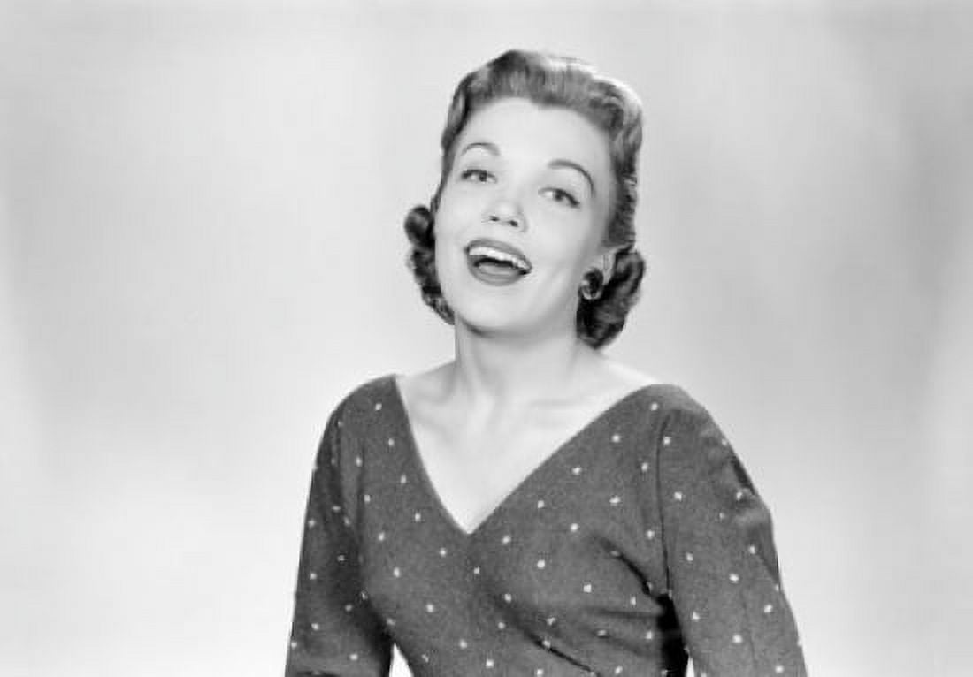 Portrait of laughing young woman Canvas Art - (18 x 24)