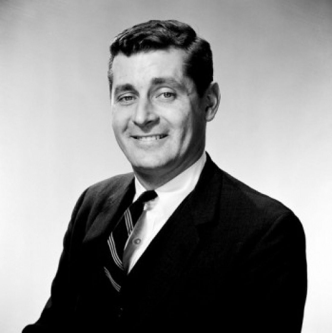Portrait of mature businessman smiling studio shot Canvas Art - (18 x 24)
