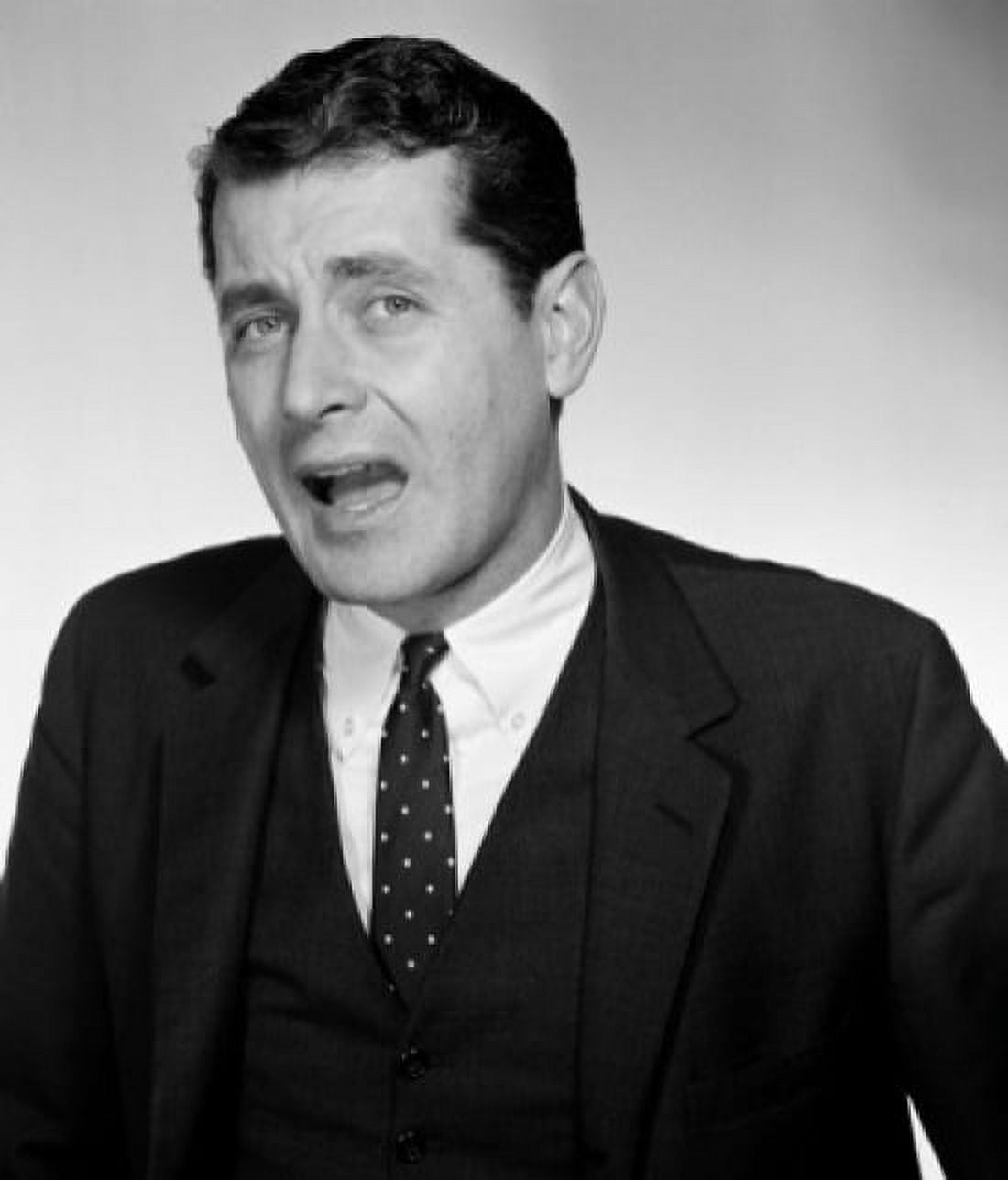 Portrait of mature businessman with open mouth Canvas Art - (24 x 36)