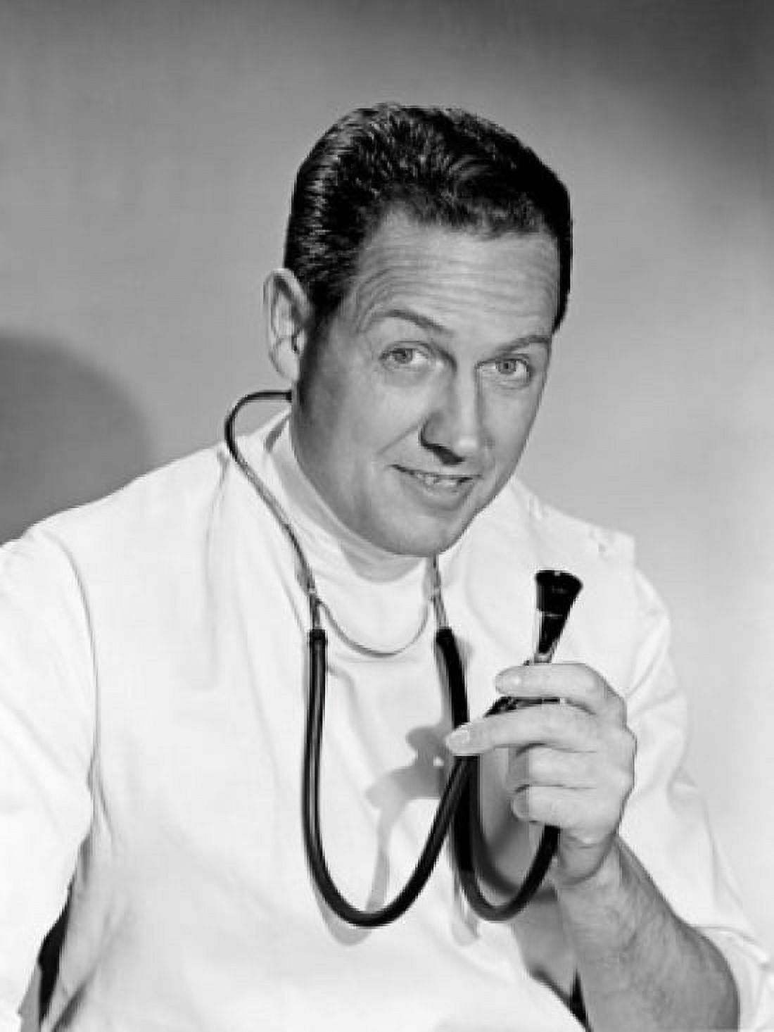 Portrait of mature male doctor Canvas Art - (24 x 36)