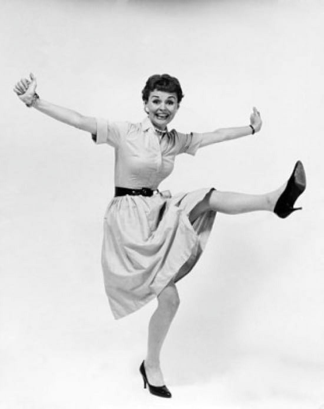 Portrait of mid adult woman dancing Canvas Art - (18 x 24)