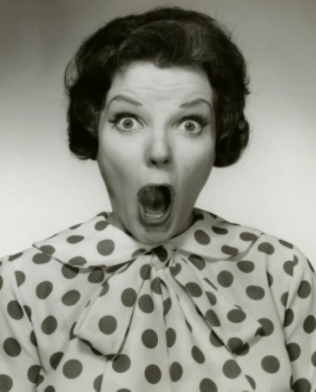 Portrait of mid adult woman looking surprised Canvas Art - (24 x 36)