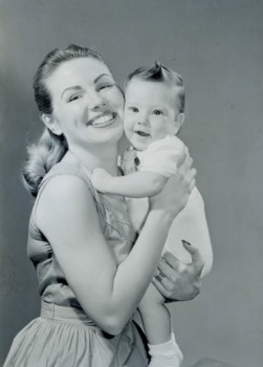 Portrait of mother with baby Canvas Art - (24 x 36)