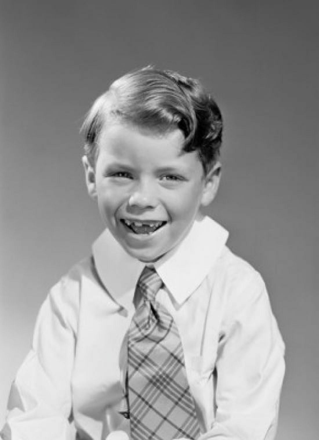 Portrait of smiling boy Canvas Art - (24 x 36)