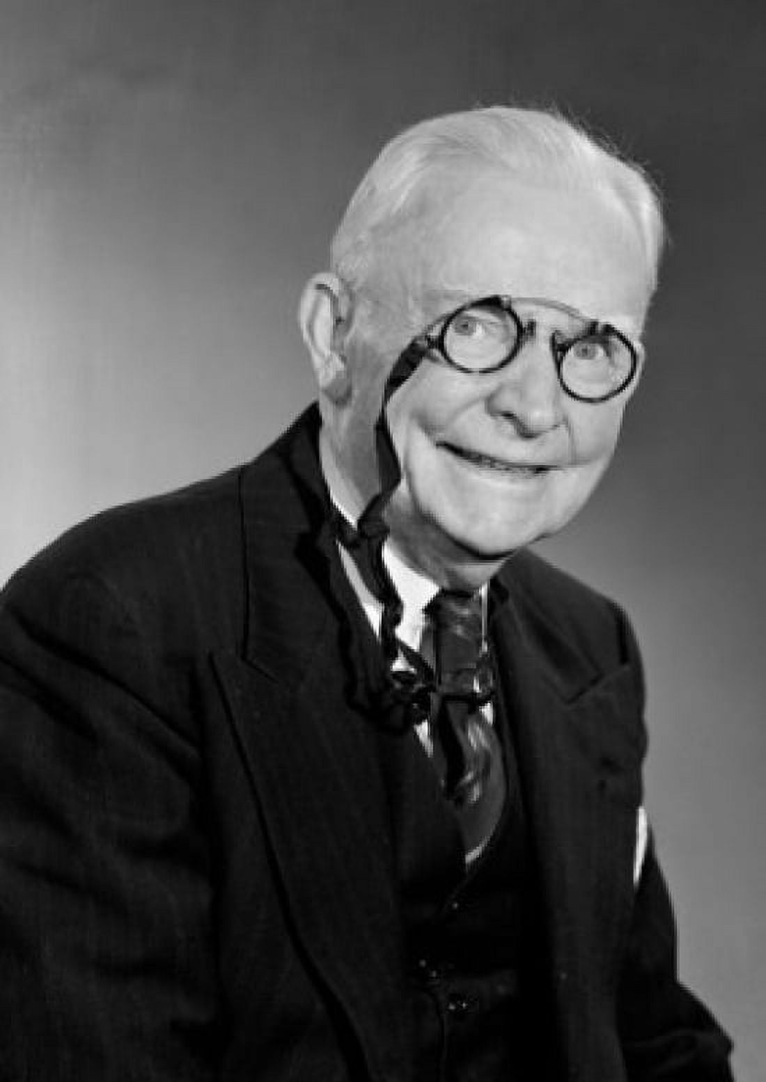 Portrait of smiling senior man wearing pince bez Canvas Art - (24 x 36)