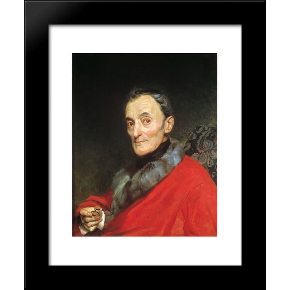 Portrait of the Archeologist Michelangelo Lanci 20x24 Framed Art Print by Karl Bryullov