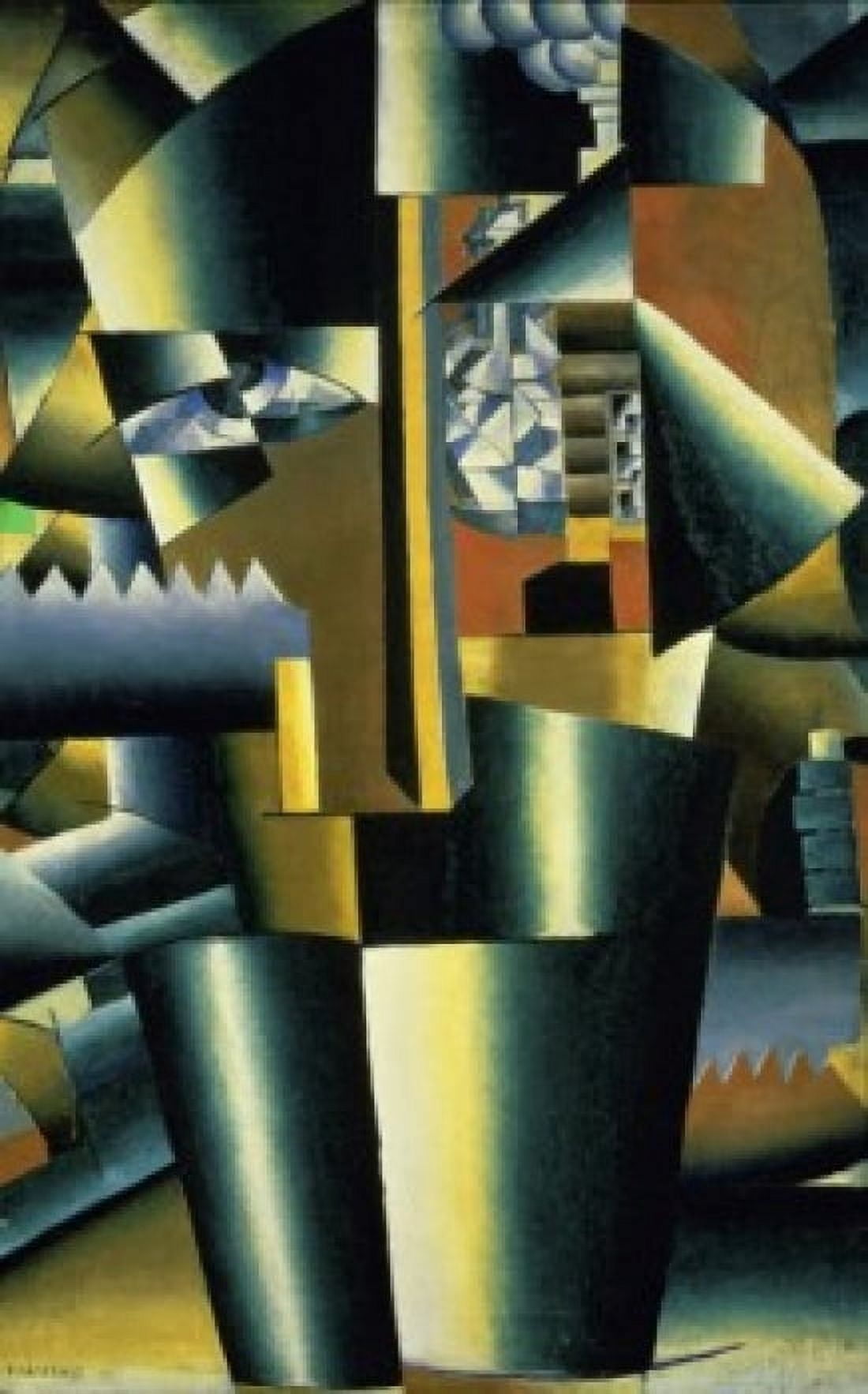 Portrait of the Artist I Klyun 1913 Kasimir Malevich (1878-1935Russian) Russisches Museum St Petersburg Canvas Art - Kasimir Malevich (24 x 36)