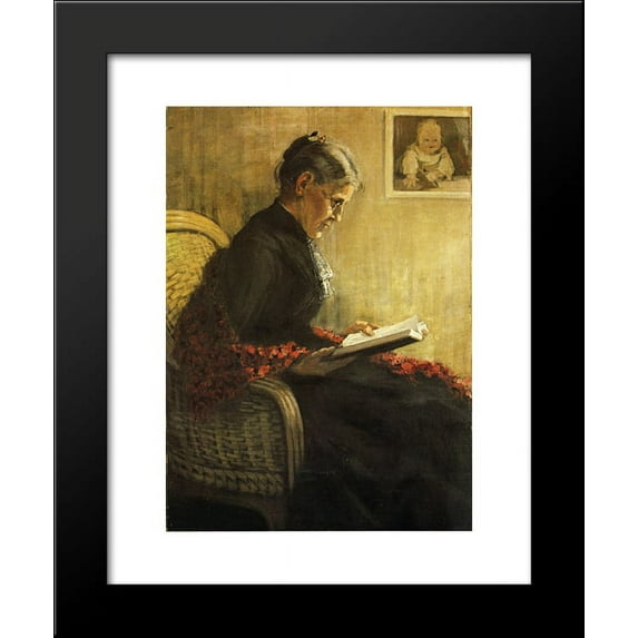 Portrait of the Artist's Mother 20x24 Framed Art Print by Marc, Franz