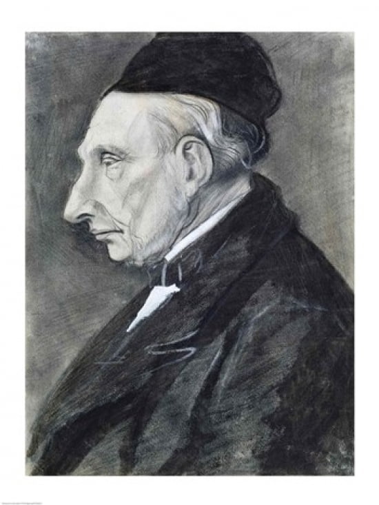 Portrait of the Artists Grandfather 1881 Canvas Art - Vincent Van Gogh (18 x 24)