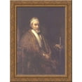 thumbnail image 1 of Portrait of the Dortrecht Merchant Jacob Trip 20x24 Gold Ornate Wood Framed Canvas Art by Rembrandt, 1 of 2