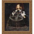 thumbnail image 1 of Portrait of the Infanta Margarita 20x22 Gold Ornate Wood Framed Canvas Art by Velazquez, Diego Rodriguez de Silva, 1 of 2