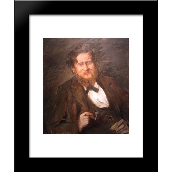 Portrait of the Painter Fritz Rumpf 20x24 Framed Art Print by Lovis Corinth