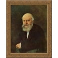 thumbnail image 1 of Portrait of the composer P.S. Campione 20x24 Gold Ornate Wood Framed Canvas Art by Perov, Vasily, 1 of 2