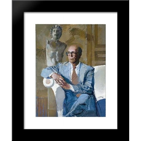 Portrait of the officer George-Alexander A. Mangaki 20x24 Framed Art Print by Mytaras, Dimitris