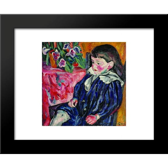 Portrait of the son 20x24 Framed Art Print by Pyotr Konchalovsky