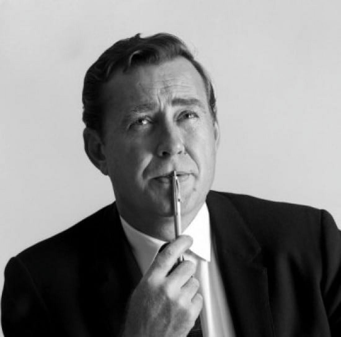 Portrait of thoughtful man studio shot Canvas Art - (18 x 24)