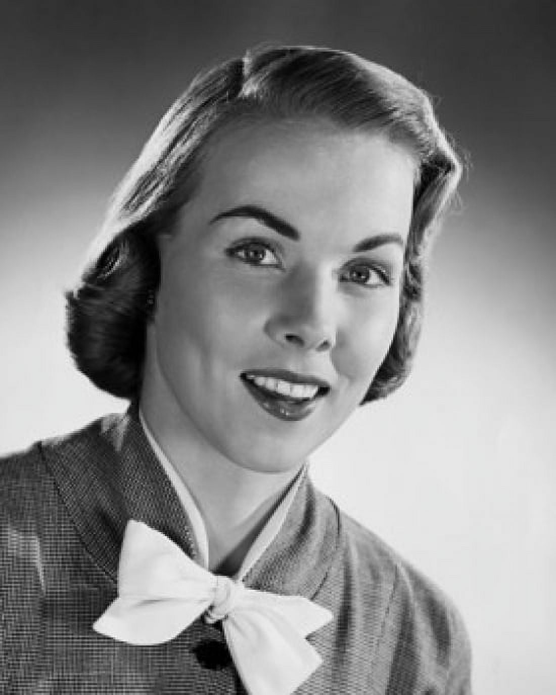Portrait of young businesswoman with bow tie Canvas Art - (24 x 36)