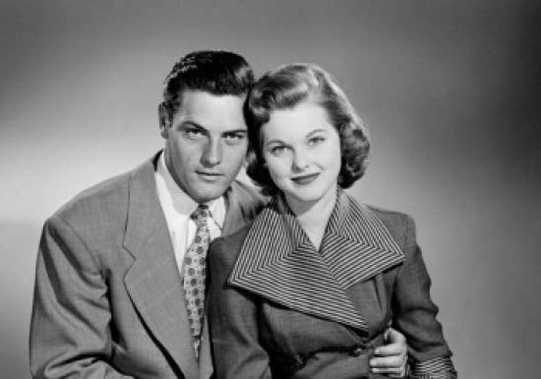 Portrait of young couple studio shot Canvas Art - (18 x 24)