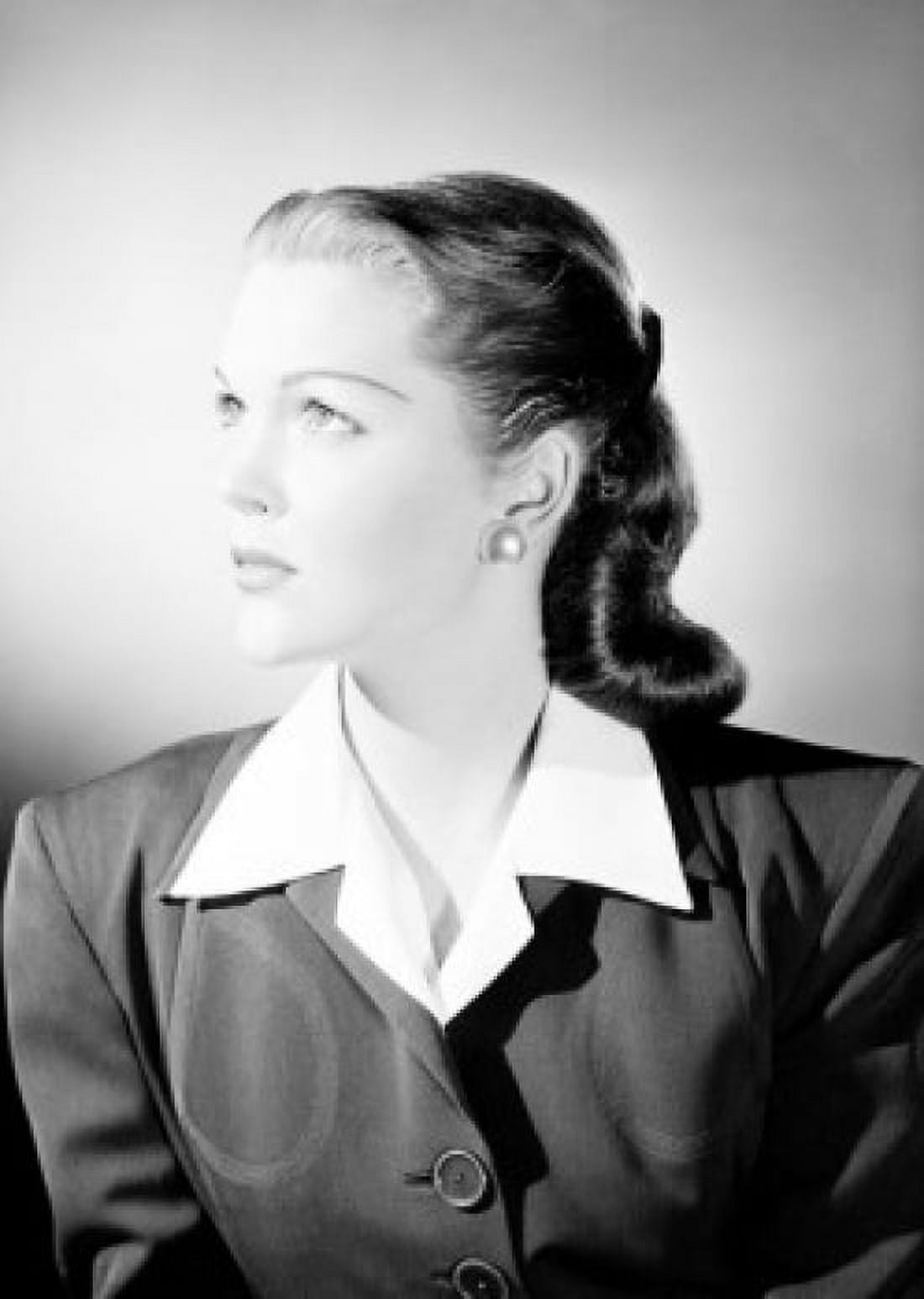 Portrait of young pensive woman Canvas Art - (18 x 24)